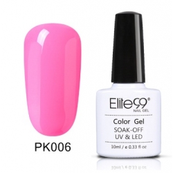 Гел Лак Розова Серия 10ml PK006 Elite99